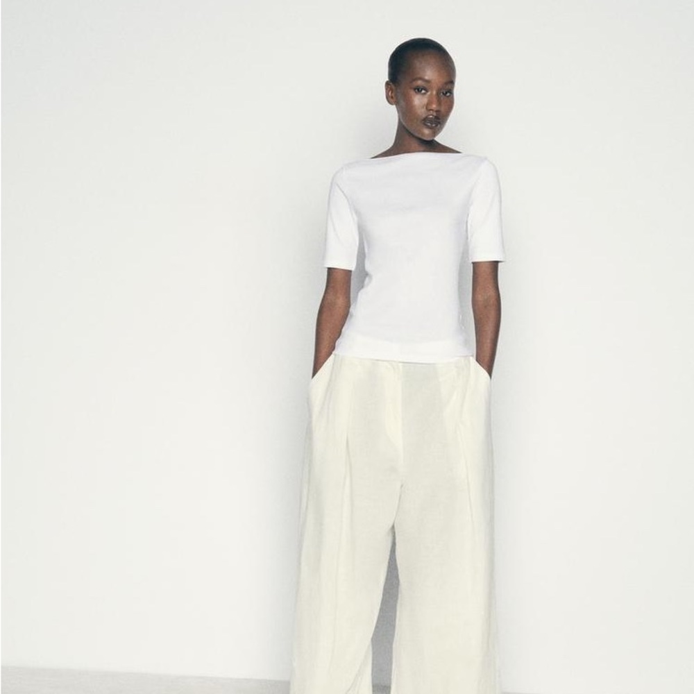 Elegant White Women's Top
